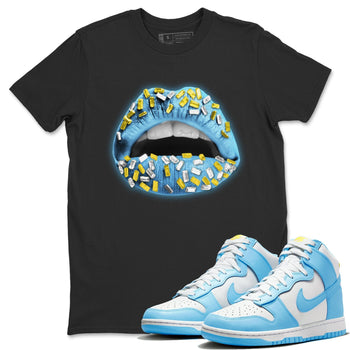 Dunk Blue Chill Sneaker Match Tees Lips Jewel Sneaker Tees Dunk Blue Chill Sneaker Release Tees Unisex Shirts