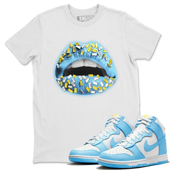 Dunk Blue Chill Sneaker Match Tees Lips Jewel Sneaker Tees Dunk Blue Chill Sneaker Release Tees Unisex Shirts