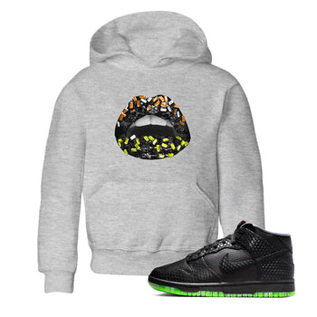Dunk Mid Premium shirt to match jordans Lips Jewel sneaker tees Dunk Mid Halloween SNRT Sneaker Tees Sneaker Matching Clothing Brand Baby Toddler Heather Grey 1 T-Shirt