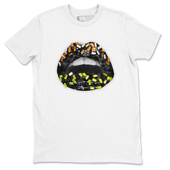 Dunk Mid Premium shirt to match jordans Lips Jewel sneaker tees Dunk Mid Halloween SNRT Sneaker Tees Sneaker Matching Clothing Brand Unisex Sneaker Tee White 2 T-Shirt