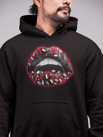Jordan 1 Bred Patent Sneaker Match Tees Lips Jewel Sneaker Tees Jordan 1 Bred Patent Sneaker Release Tees Unisex Shirts