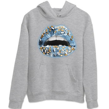Jordan 1 Denim Sneaker Match Tees Lips Jewel Sneaker Tees Jordan 1 Denim Sneaker Release Tees Unisex Shirts