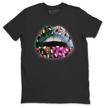 Jordan 1 Hand Crafted Sneaker Match Tees Lips Jewel Sneaker Tees Jordan 1 Hand Crafted Sneaker Release Tees Unisex Shirts
