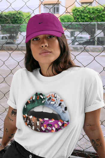 Jordan 1 Hand Crafted Sneaker Match Tees Lips Jewel Sneaker Tees Jordan 1 Hand Crafted Sneaker Release Tees Unisex Shirts
