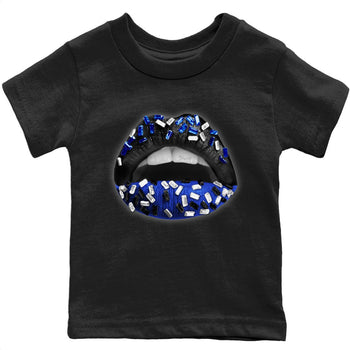 Jordan 12 Hyper Royal Sneaker Match Tees Lips Jewel Sneaker Tees Jordan 12 Hyper Royal Sneaker Release Tees Kids Shirts
