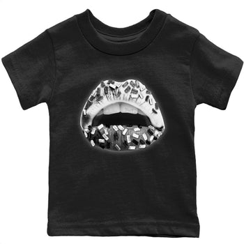 Jordan 12 Stealth Sneaker Match Tees Lips Jewel Sneaker Tees Jordan 12 Stealth Sneaker Release Tees Kids Shirts