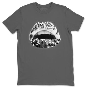 Jordan 12 Stealth Sneaker Match Tees Lips Jewel Sneaker Tees Jordan 12 Stealth Sneaker Release Tees Unisex Shirts