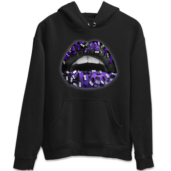 Jordan 13 Court Purple Sneaker Match Tees Lips Jewel Sneaker Tees Jordan 13 Court Purple Sneaker Release Tees Unisex Shirts