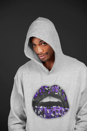 Jordan 13 Court Purple Sneaker Match Tees Lips Jewel Sneaker Tees Jordan 13 Court Purple Sneaker Release Tees Unisex Shirts