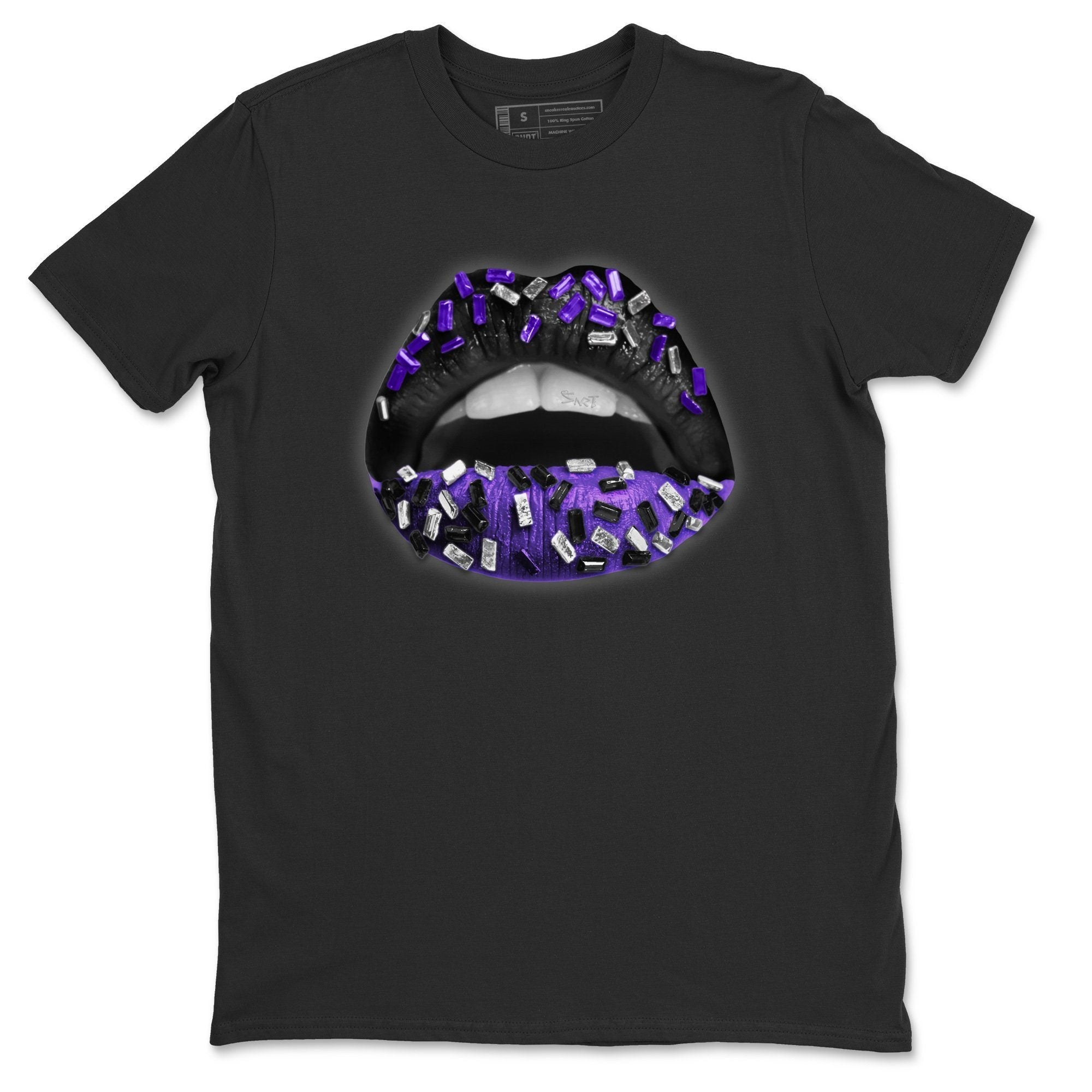 Jordan 13 Court Purple Sneaker Match Tees Lips Jewel Sneaker Tees Jordan 13 Court Purple Sneaker Release Tees Unisex Shirts