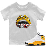 Jordan 13 Del Sol Sneaker Match Tees Lips Jewel Sneaker Tees Jordan 13 Del Sol Sneaker Release Tees Kids Shirts