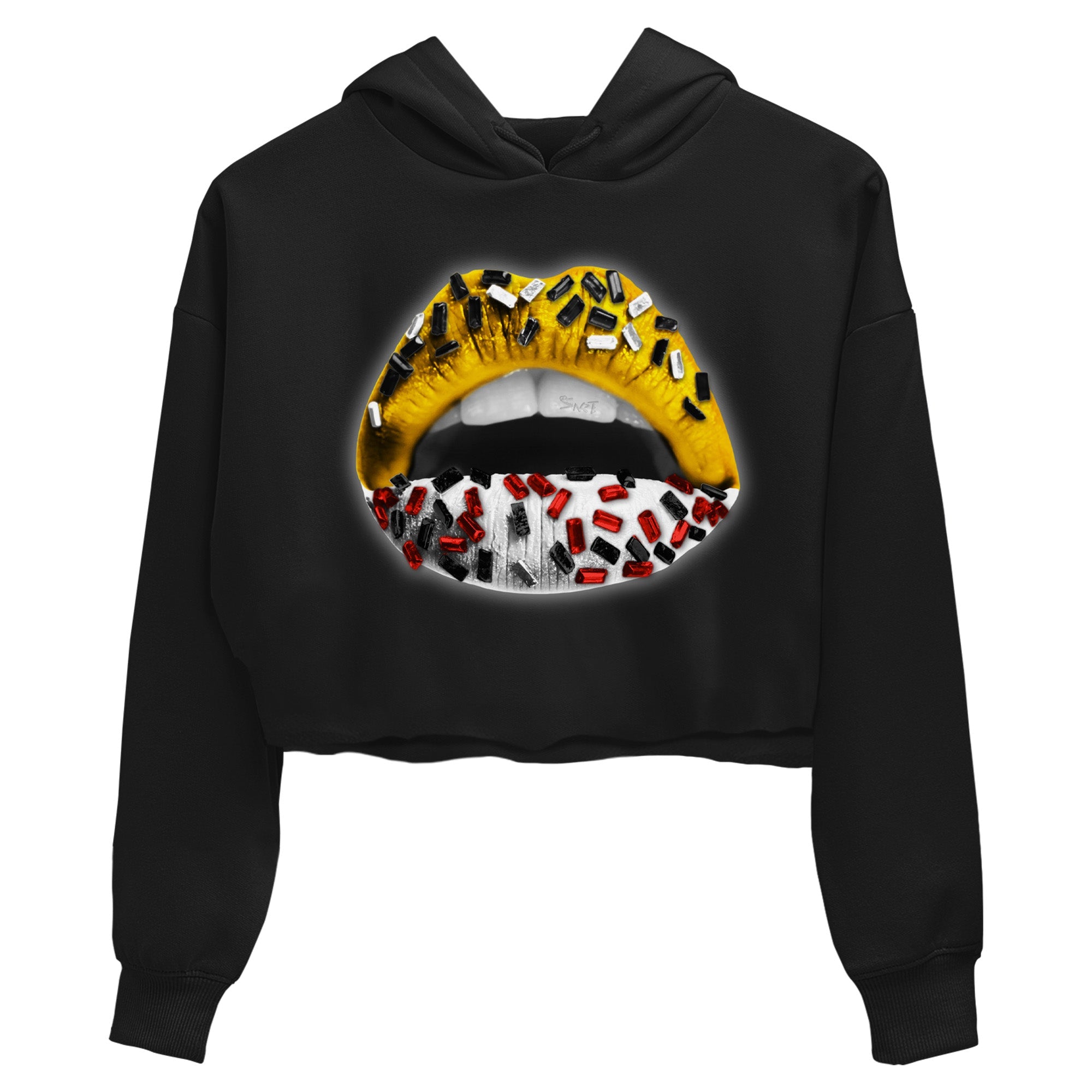 Jordan 13 Del Sol Sneaker Match Tees Lips Jewel Sneaker Tees Jordan 13 Del Sol Sneaker Release Tees Women's Shirts