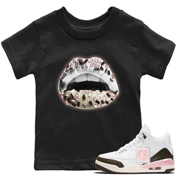 Jordan 3 Atmosphere Sneaker Match Tees Lips Jewel Sneaker Tees Jordan 3 Atmosphere Sneaker Release Tees Kids Shirts