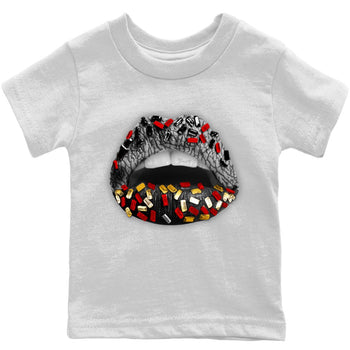 Jordan 3 Black Gold Sneaker Match Tees Lips Jewel Sneaker Tees Jordan 3 Black Gold Sneaker Release Tees Kids Shirts