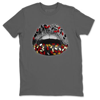 Jordan 3 Black Gold Sneaker Match Tees Lips Jewel Sneaker Tees Jordan 3 Black Gold Sneaker Release Tees Unisex Shirts