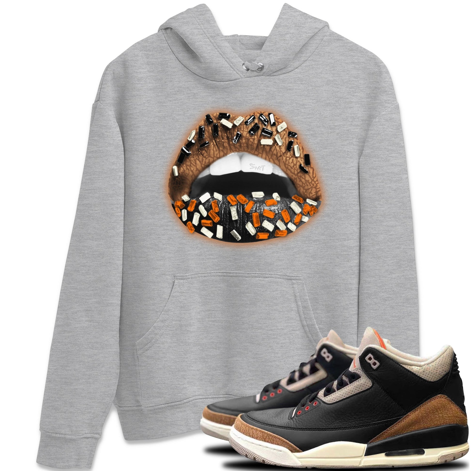 Jordan 3 Desert Elephant Sneaker Match Tees Lips Jewel Sneaker Tees Jordan 3 Desert Elephant Sneaker Release Tees Unisex Shirts