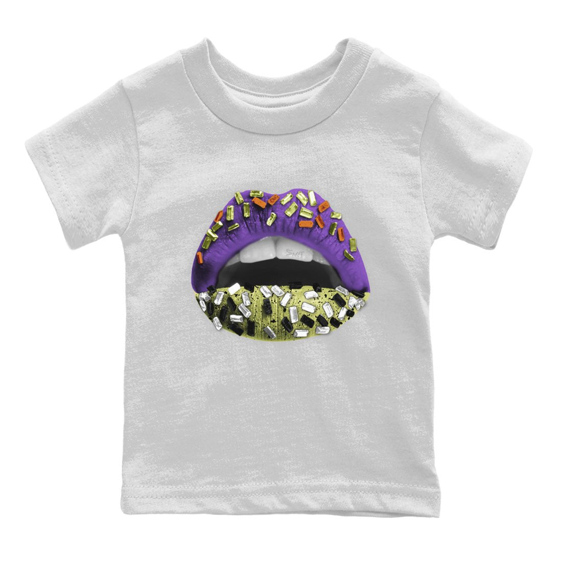 Jordan 4 Canyon Purple Sneaker Match Tees Lips Jewel Sneaker Tees Jordan 4 Canyon Purple Sneaker Release Tees Kids Shirts