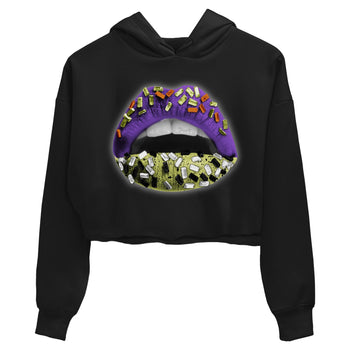 Jordan 4 Canyon Purple Sneaker Match Tees Lips Jewel Sneaker Tees Jordan 4 Canyon Purple Sneaker Release Tees Women's Shirts