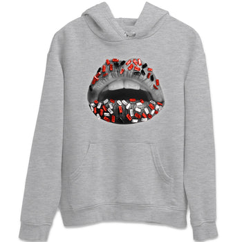 Jordan 4 Infrared Sneaker Match Tees Lips Jewel Sneaker Tees Jordan 4 Infrared Sneaker Release Tees Unisex Shirts
