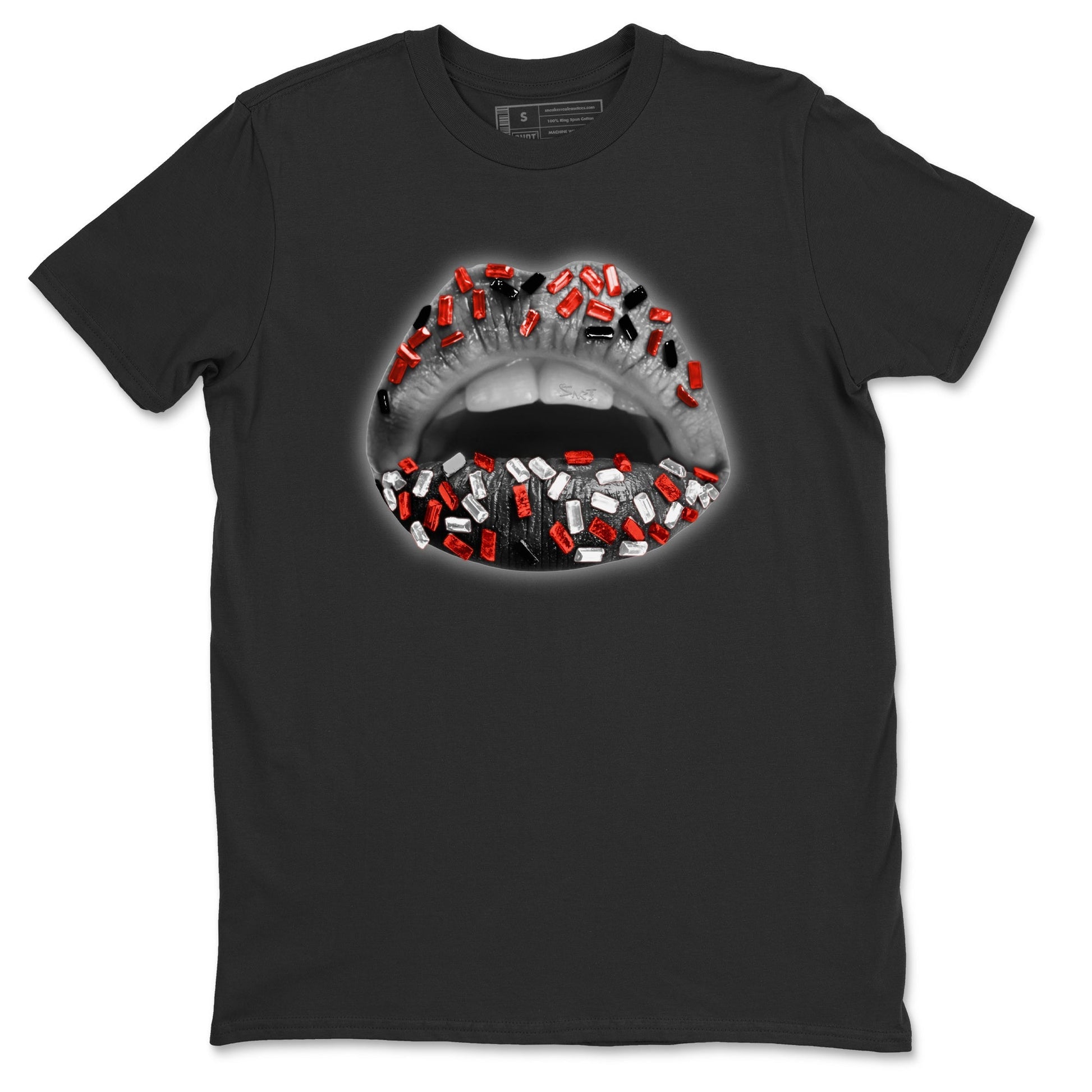 Jordan 4 Infrared Sneaker Match Tees Lips Jewel Sneaker Tees Jordan 4 Infrared Sneaker Release Tees Unisex Shirts