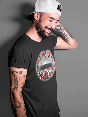 Jordan 4 Infrared Sneaker Match Tees Lips Jewel Sneaker Tees Jordan 4 Infrared Sneaker Release Tees Unisex Shirts