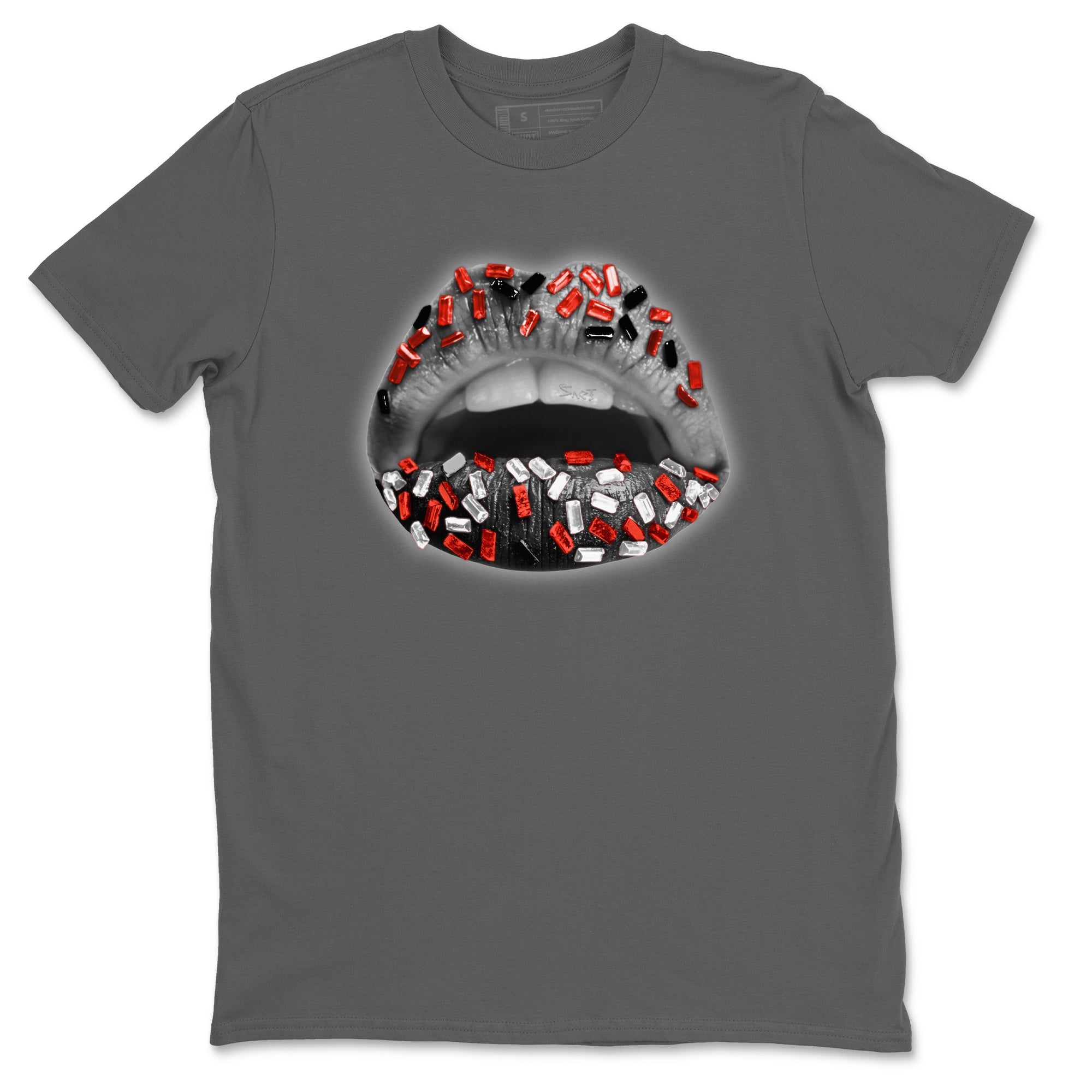 Jordan 4 Infrared Sneaker Match Tees Lips Jewel Sneaker Tees Jordan 4 Infrared Sneaker Release Tees Unisex Shirts