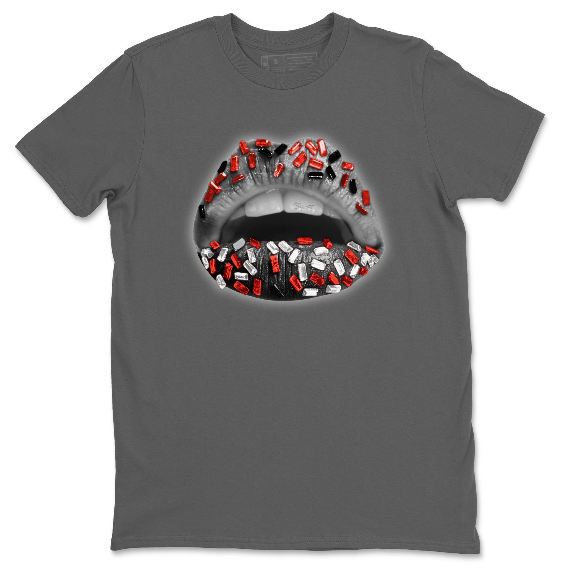 Jordan 4 Infrared Sneaker Match Tees Lips Jewel Sneaker Tees Jordan 4 Infrared Sneaker Release Tees Unisex Shirts