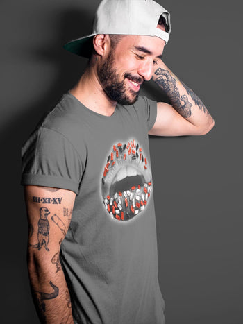 Jordan 4 Infrared Sneaker Match Tees Lips Jewel Sneaker Tees Jordan 4 Infrared Sneaker Release Tees Unisex Shirts