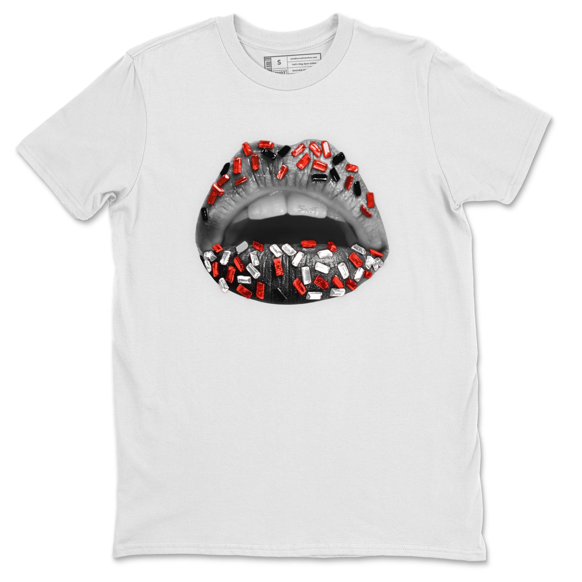 Jordan 4 Infrared Sneaker Match Tees Lips Jewel Sneaker Tees Jordan 4 Infrared Sneaker Release Tees Unisex Shirts