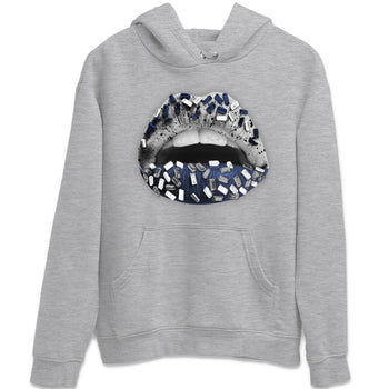 Jordan 4 Midnight Navy Sneaker Match Tees Lips Jewel Sneaker Tees Jordan 4 Midnight Navy Sneaker Release Tees Unisex Shirts