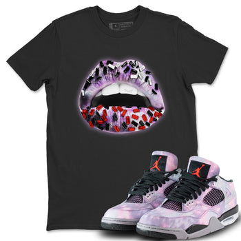 Jordan 4 Zen Master Sneaker Match Tees Lips Jewel Sneaker Tees Jordan 4 Zen Master Sneaker Release Tees Unisex Shirts