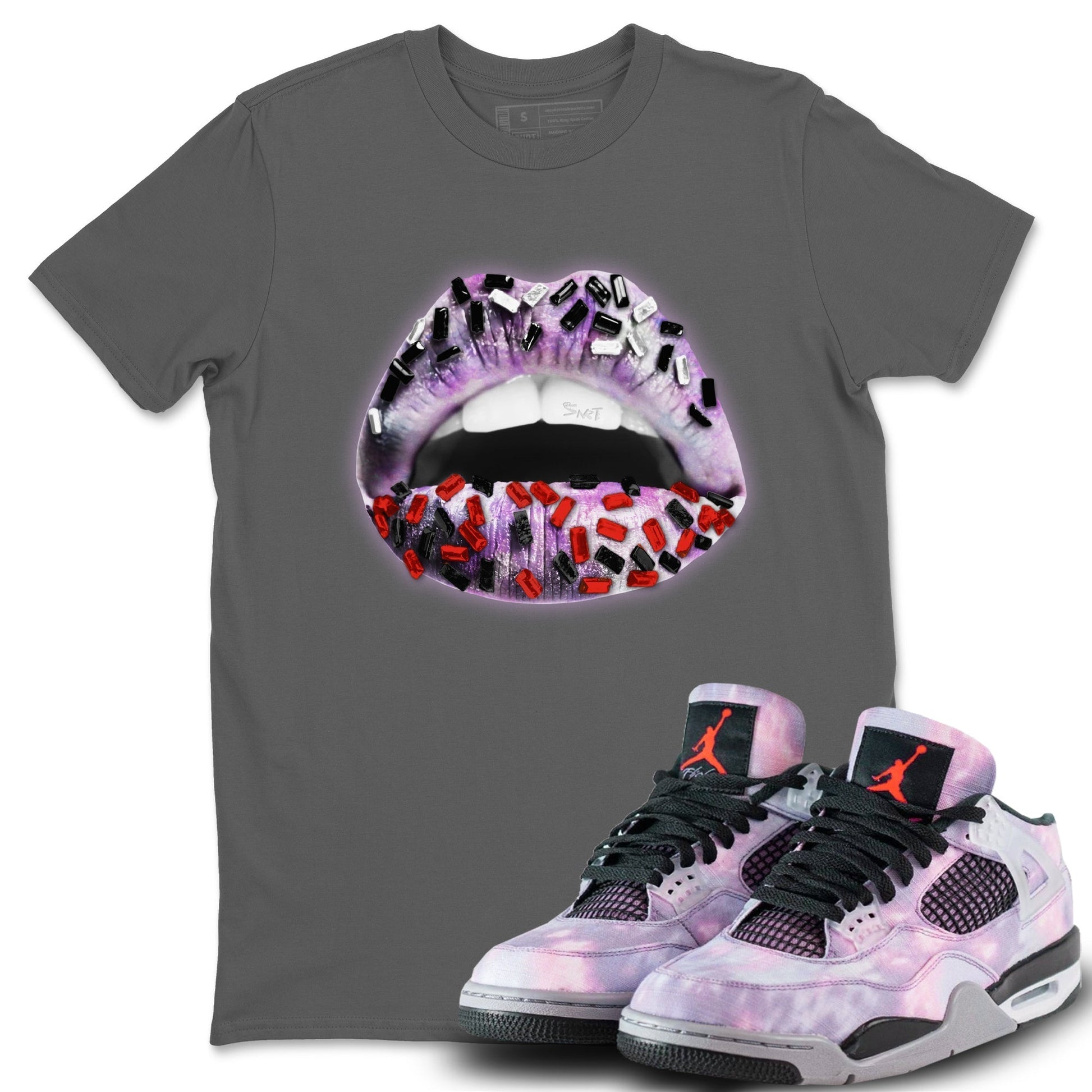 Jordan 4 Zen Master Sneaker Match Tees Lips Jewel Sneaker Tees Jordan 4 Zen Master Sneaker Release Tees Unisex Shirts