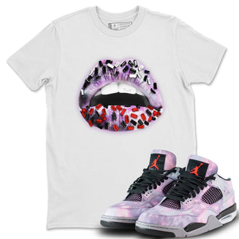 Jordan 4 Zen Master Sneaker Match Tees Lips Jewel Sneaker Tees Jordan 4 Zen Master Sneaker Release Tees Unisex Shirts
