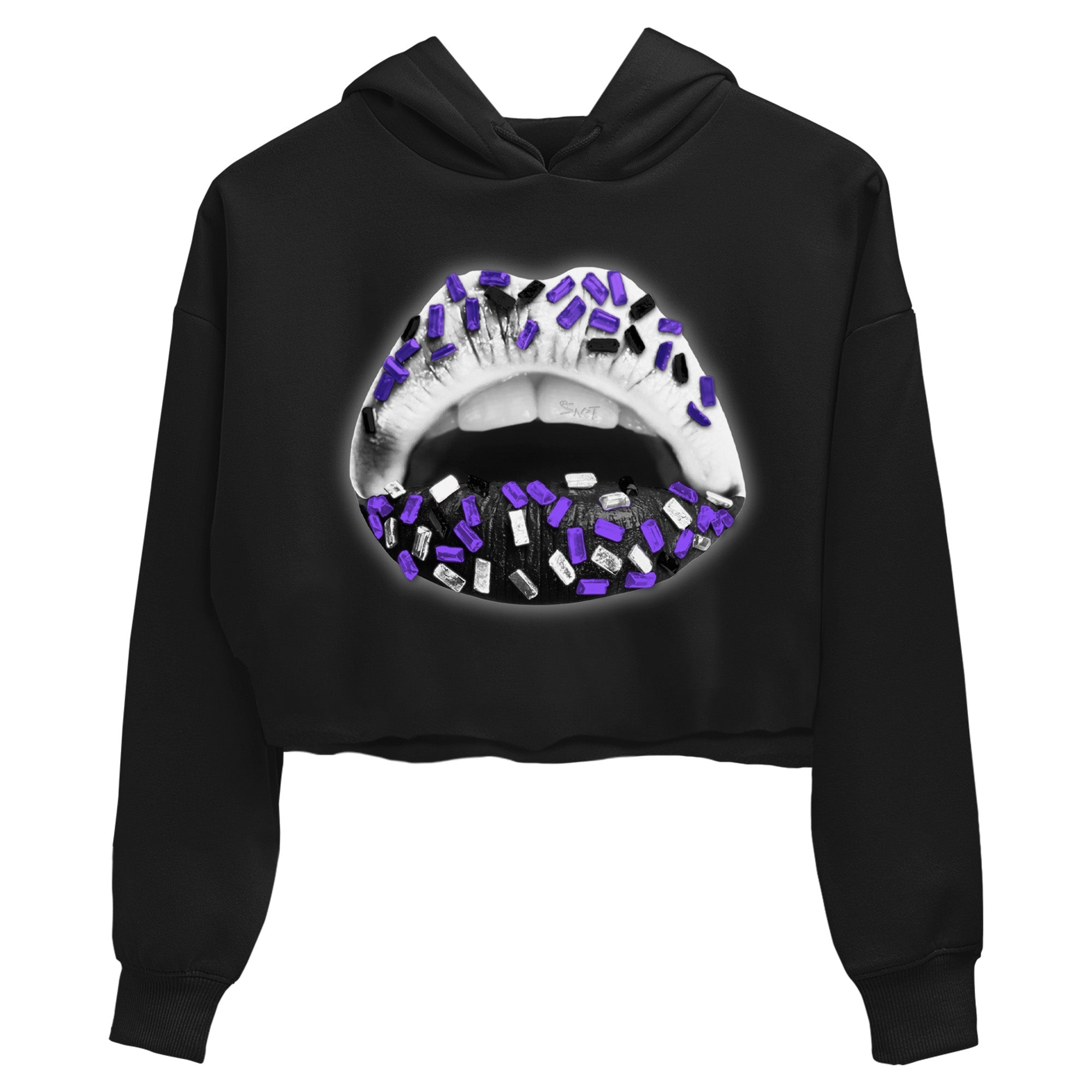 Jordan 5 Concord Sneaker Match Tees Lips Jewel Sneaker Tees Jordan 5 Concord Sneaker Release Tees Women's Shirts