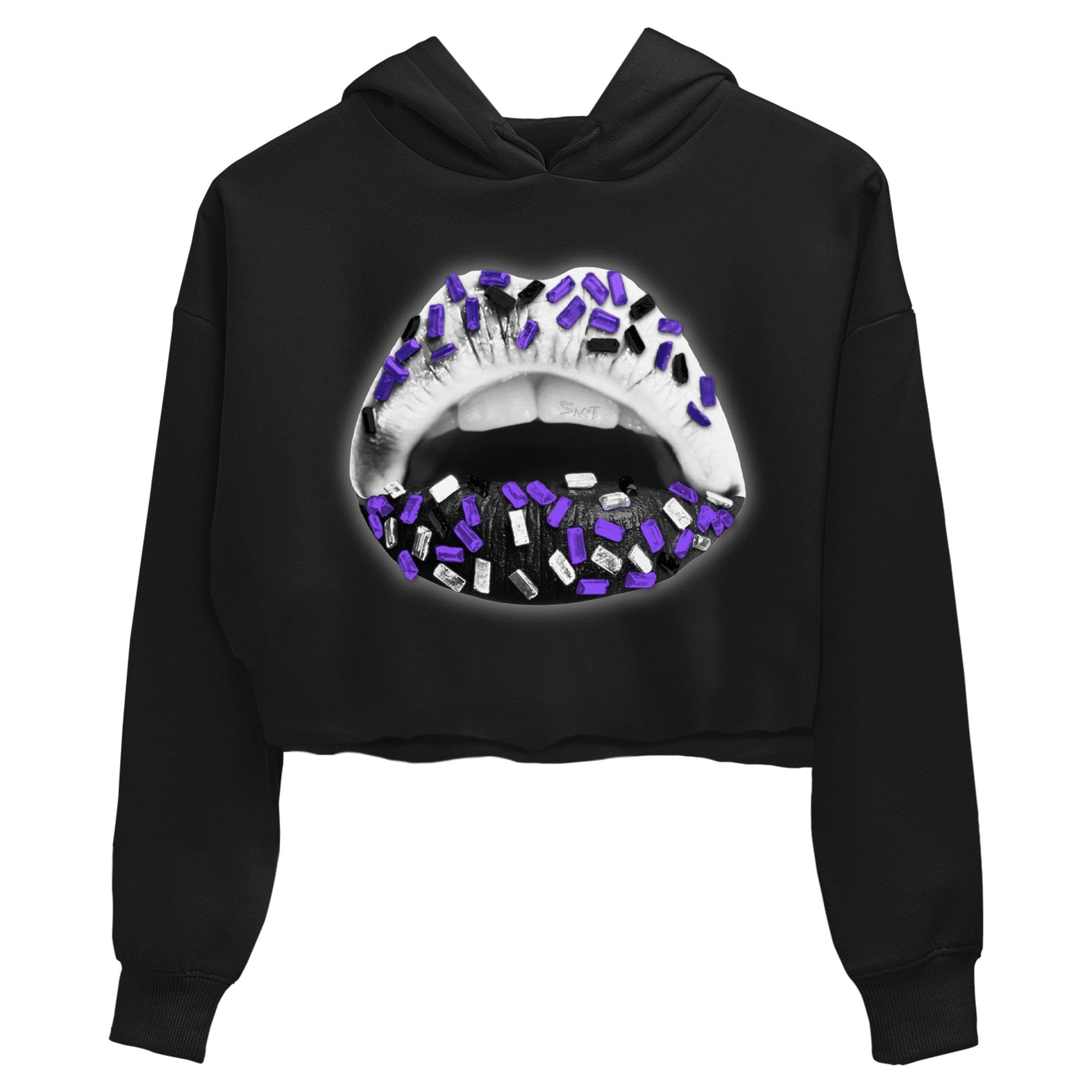 Jordan 5 Concord Sneaker Match Tees Lips Jewel Sneaker Tees Jordan 5 Concord Sneaker Release Tees Women's Shirts