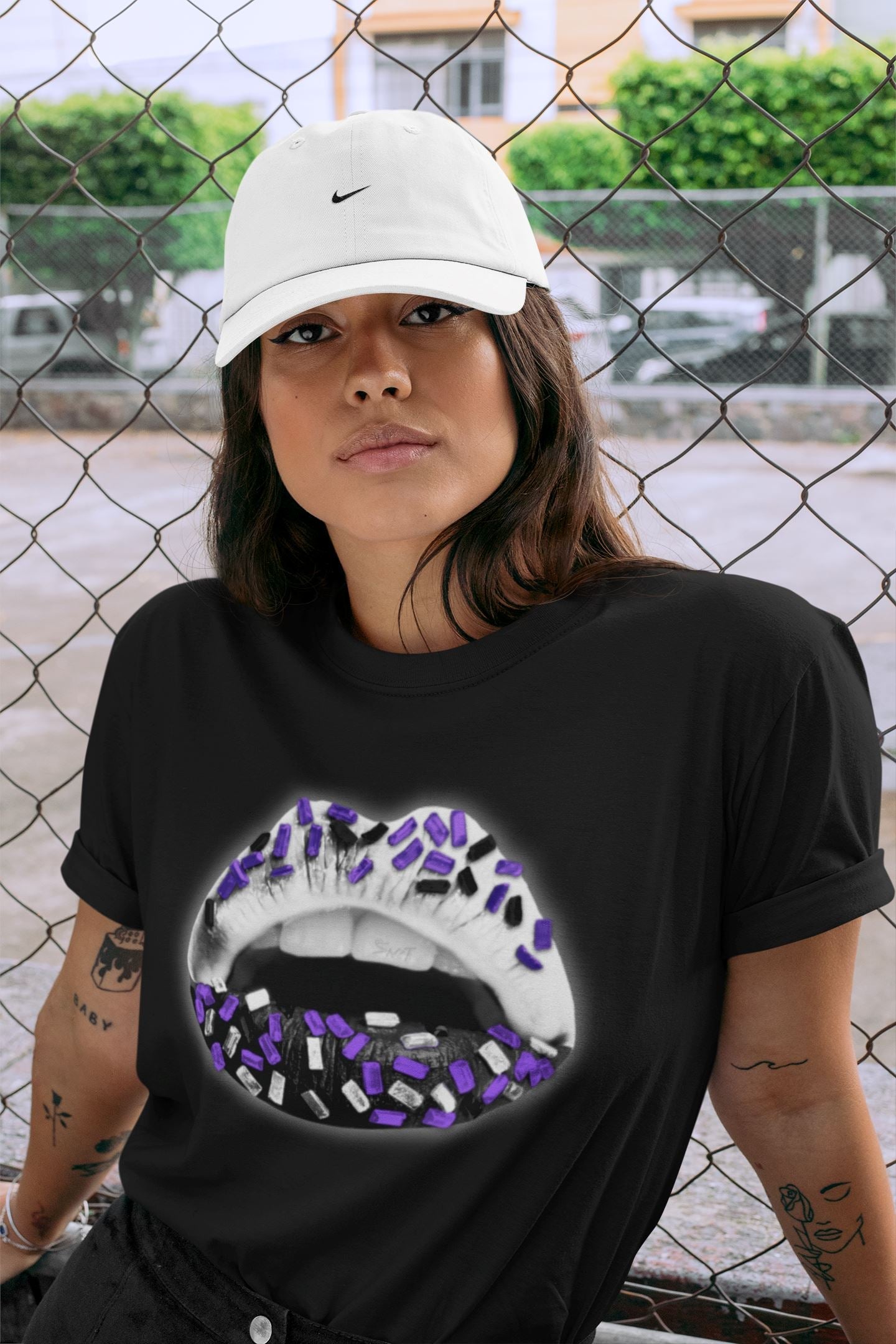 Jordan 5 Concord Sneaker Match Tees Lips Jewel Sneaker Tees Jordan 5 Concord Sneaker Release Tees Unisex Shirts