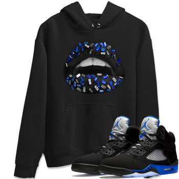Jordan 5 Racer Blue Sneaker Match Tees Lips Jewel Sneaker Tees Jordan 5 Racer Blue Sneaker Release Tees Unisex Shirts