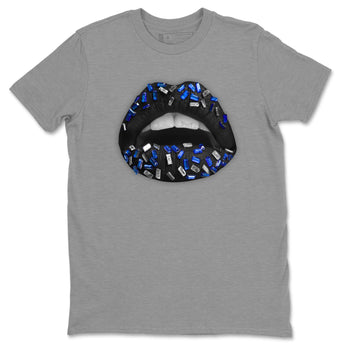 Jordan 5 Racer Blue Sneaker Match Tees Lips Jewel Sneaker Tees Jordan 5 Racer Blue Sneaker Release Tees Unisex Shirts