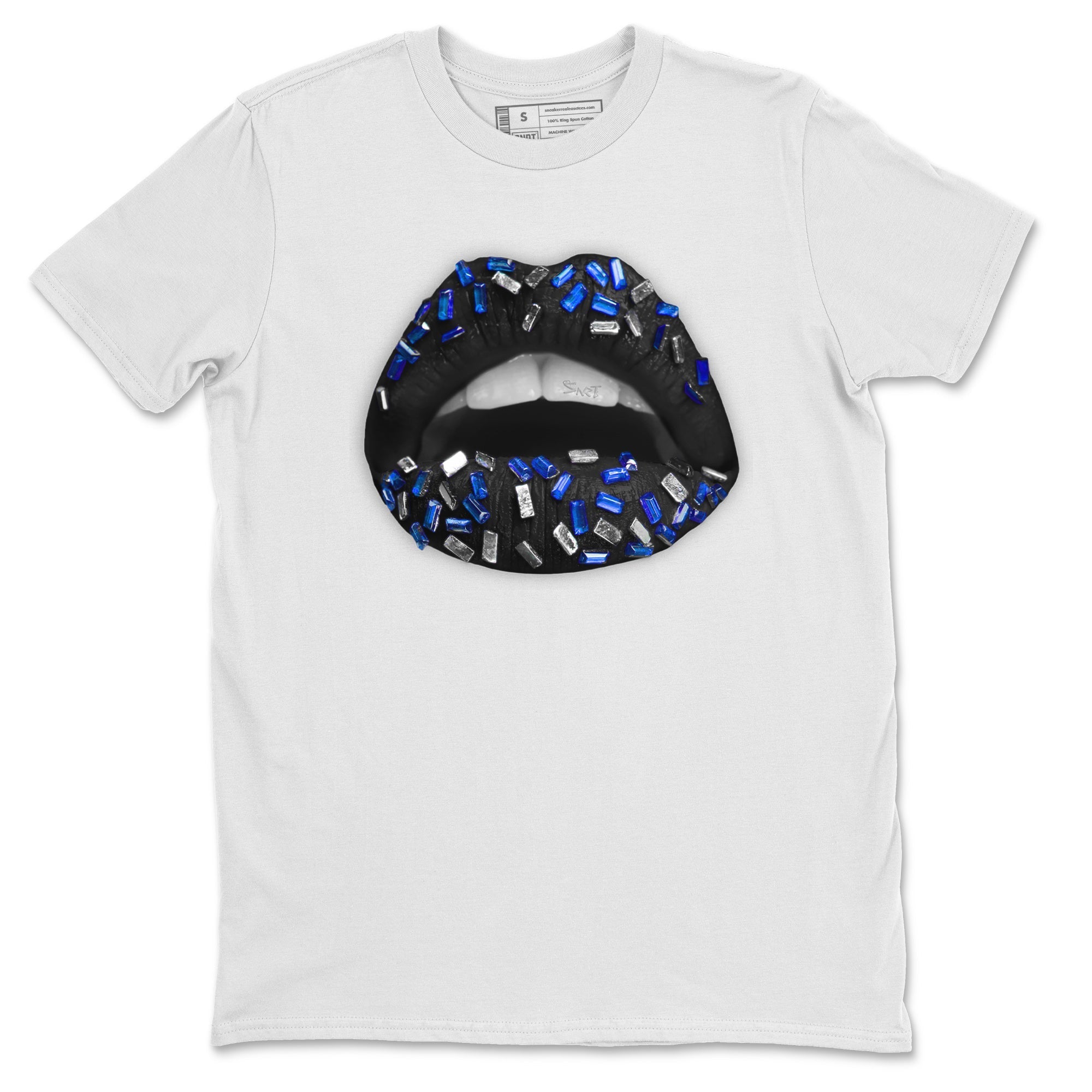 Jordan 5 Racer Blue Sneaker Match Tees Lips Jewel Sneaker Tees Jordan 5 Racer Blue Sneaker Release Tees Unisex Shirts