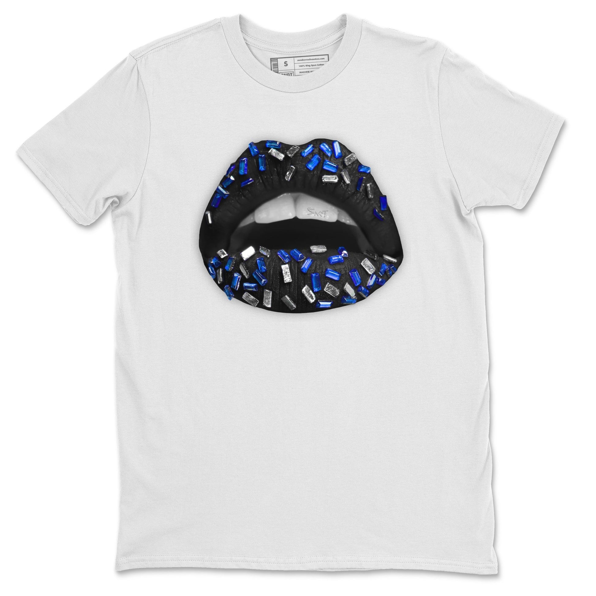 Jordan 5 Racer Blue Sneaker Match Tees Lips Jewel Sneaker Tees Jordan 5 Racer Blue Sneaker Release Tees Unisex Shirts