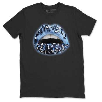 Jordan 6 UNC Sneaker Match Tees Lips Jewel Sneaker Tees Jordan 6 UNC Sneaker Release Tees Unisex Shirts