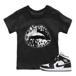 Jordan 1 Homage Sneaker Match Tees Lips Jewel Sneaker Tees Jordan 1 Homage Sneaker Release Tees Kids Shirts