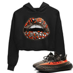 Yeezy 350 Carbon Beluga Sneaker Match Tees Lips Jewel Sneaker Tees Yeezy 350 Carbon Beluga Sneaker Release Tees Women's Shirts