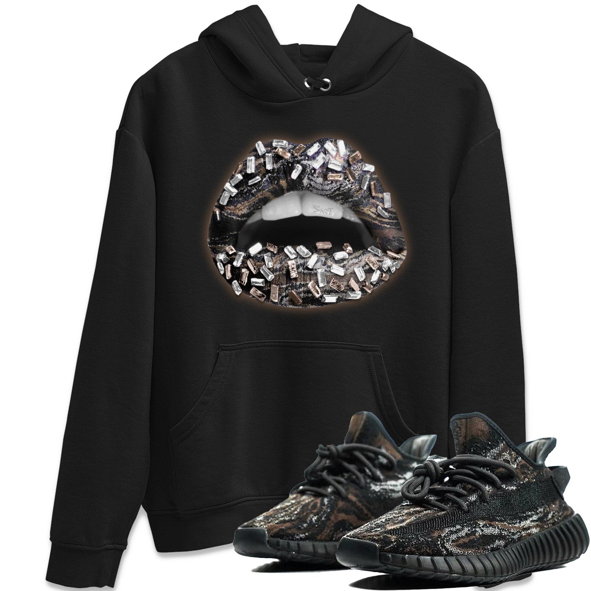 Yeezy 350 MX Rock Sneaker Match Tees Lips Jewel Sneaker Tees Yeezy 350 MX Rock Sneaker Release Tees Unisex Shirts