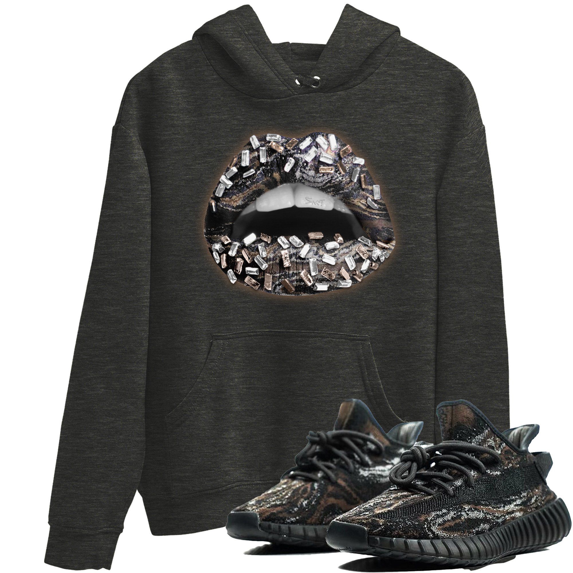 Yeezy 350 MX Rock Sneaker Match Tees Lips Jewel Sneaker Tees Yeezy 350 MX Rock Sneaker Release Tees Unisex Shirts