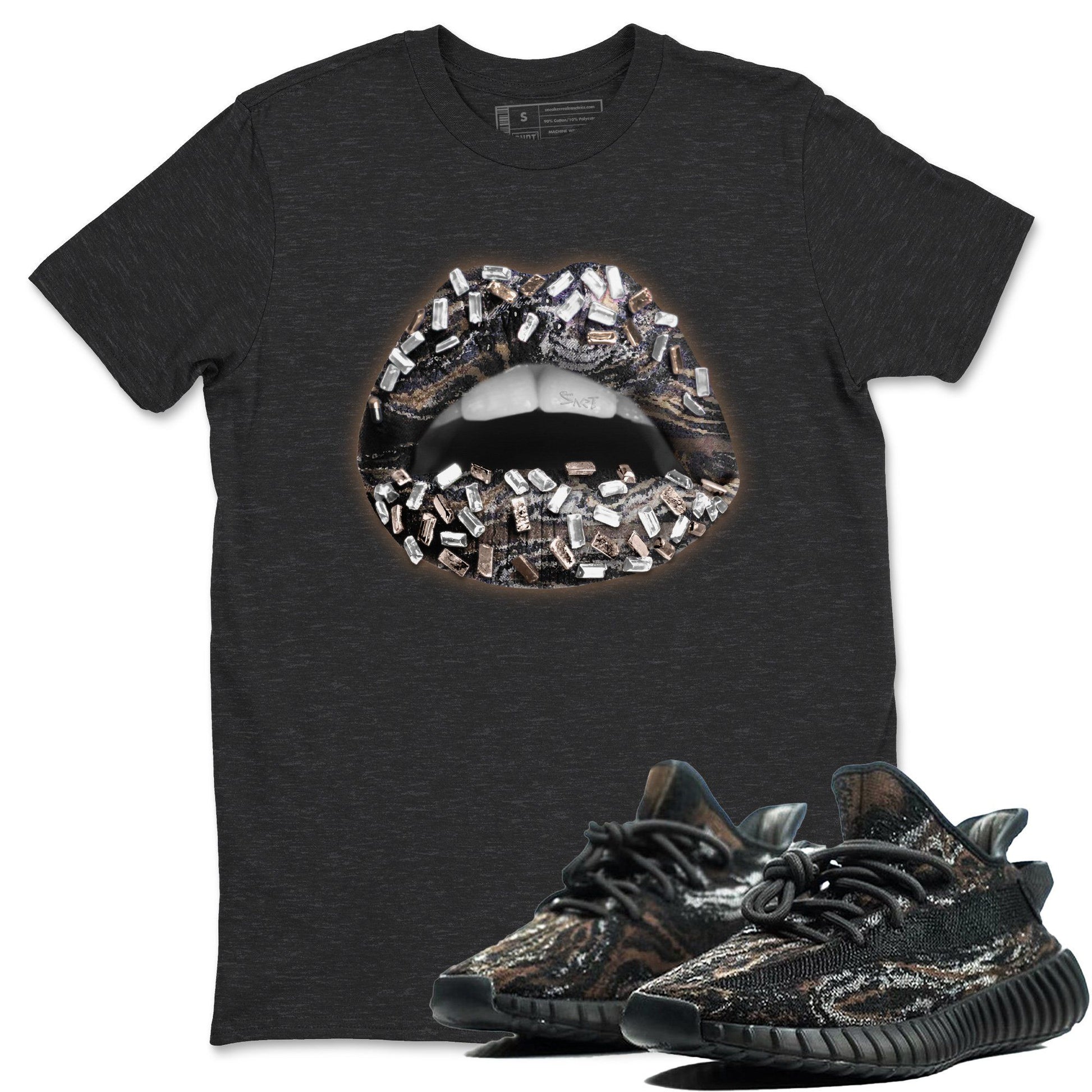 Yeezy 350 MX Rock Sneaker Match Tees Lips Jewel Sneaker Tees Yeezy 350 MX Rock Sneaker Release Tees Unisex Shirts