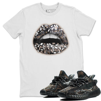 Yeezy 350 MX Rock Sneaker Match Tees Lips Jewel Sneaker Tees Yeezy 350 MX Rock Sneaker Release Tees Unisex Shirts