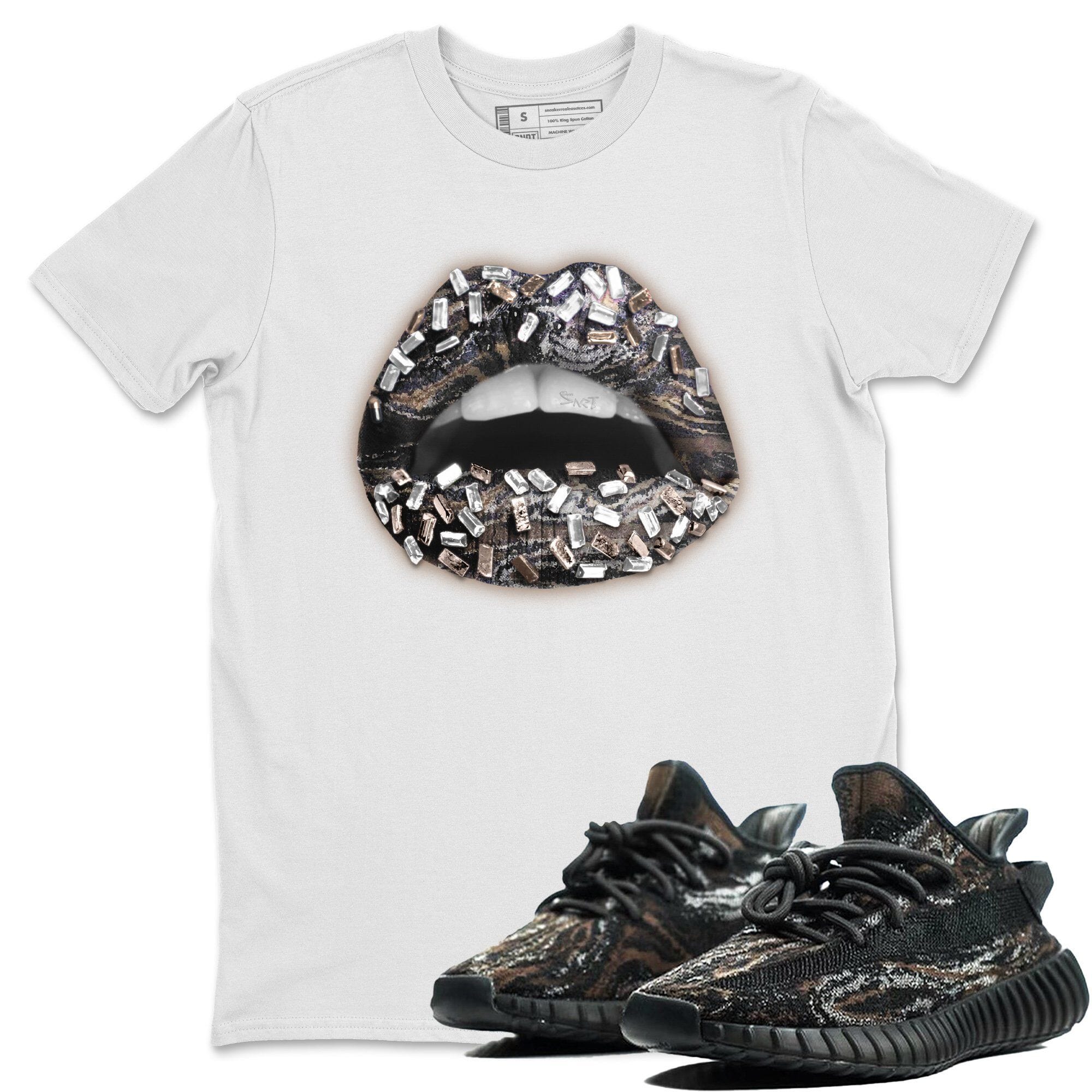 Yeezy 350 MX Rock Sneaker Match Tees Lips Jewel Sneaker Tees Yeezy 350 MX Rock Sneaker Release Tees Unisex Shirts