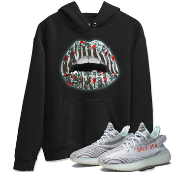 Yeezy 350 Blue Tint Sneaker Match Tees Lips Jewel Sneaker Tees Yeezy 350 Blue Tint Sneaker Release Tees Unisex Shirts