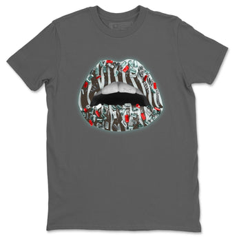 Yeezy 350 Blue Tint Sneaker Match Tees Lips Jewel Sneaker Tees Yeezy 350 Blue Tint Sneaker Release Tees Unisex Shirts